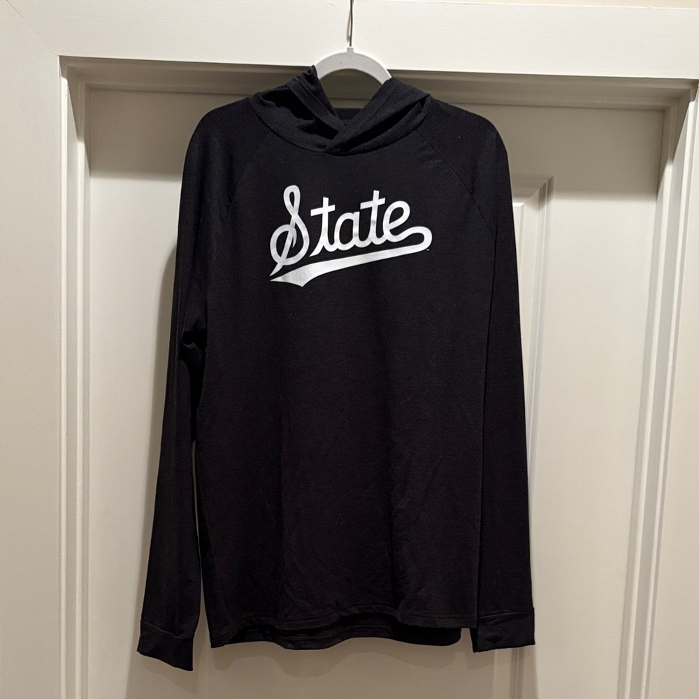 Mississippi State grey Free Fly lightweight hoodie NWOT size XL